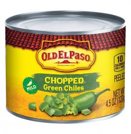 Old El Paso Chopped Green Chiles - Mild   Tin  127 grams